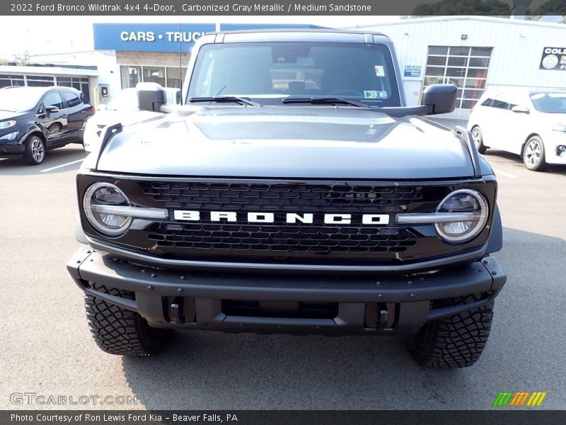 Carbonized Gray Metallic / Medium Sandstone 2022 Ford Bronco Wildtrak 4x4 4-Door