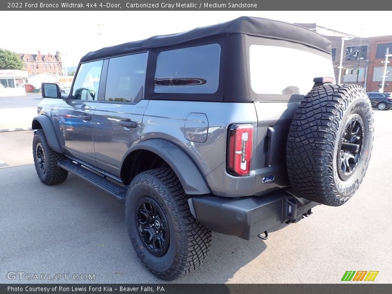 Carbonized Gray Metallic / Medium Sandstone 2022 Ford Bronco Wildtrak 4x4 4-Door
