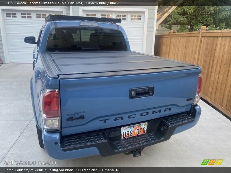 Cavalry Blue / Black 2019 Toyota Tacoma Limited Double Cab 4x4