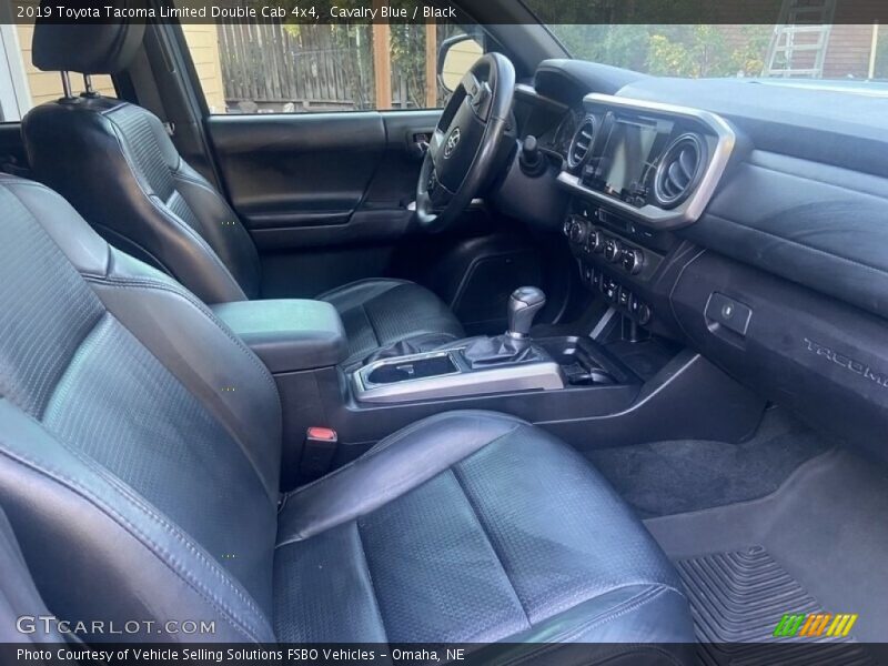 Cavalry Blue / Black 2019 Toyota Tacoma Limited Double Cab 4x4