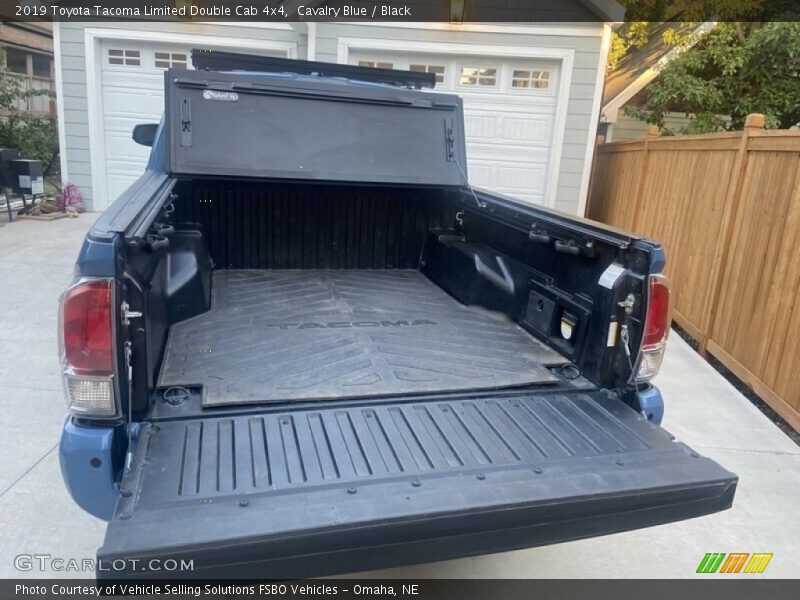 Cavalry Blue / Black 2019 Toyota Tacoma Limited Double Cab 4x4