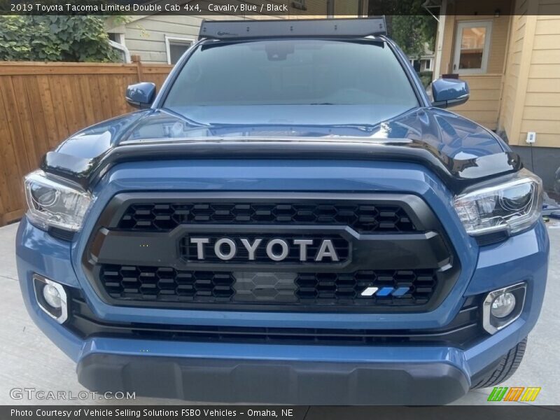 Cavalry Blue / Black 2019 Toyota Tacoma Limited Double Cab 4x4