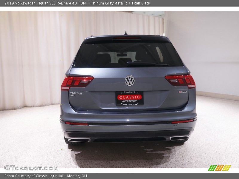 Platinum Gray Metallic / Titan Black 2019 Volkswagen Tiguan SEL R-Line 4MOTION