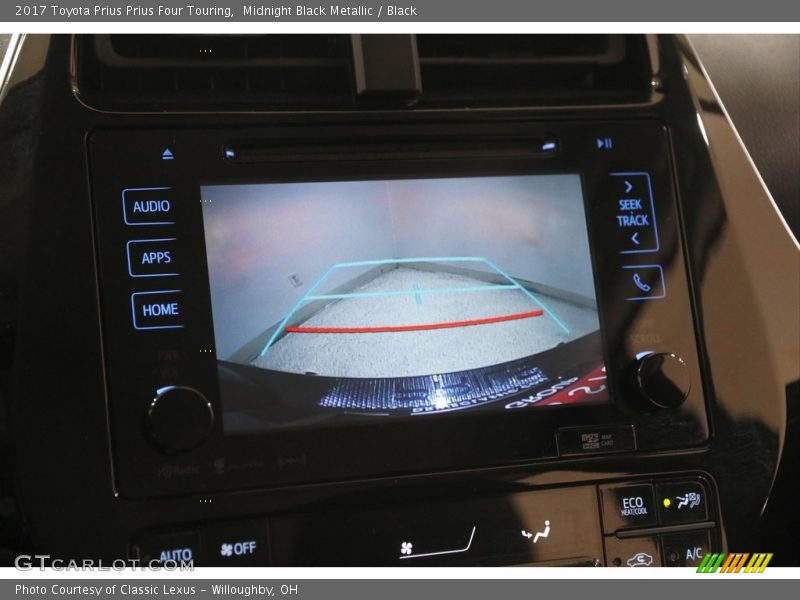 Midnight Black Metallic / Black 2017 Toyota Prius Prius Four Touring
