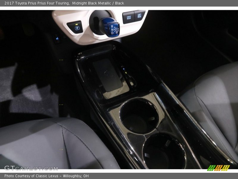 Midnight Black Metallic / Black 2017 Toyota Prius Prius Four Touring