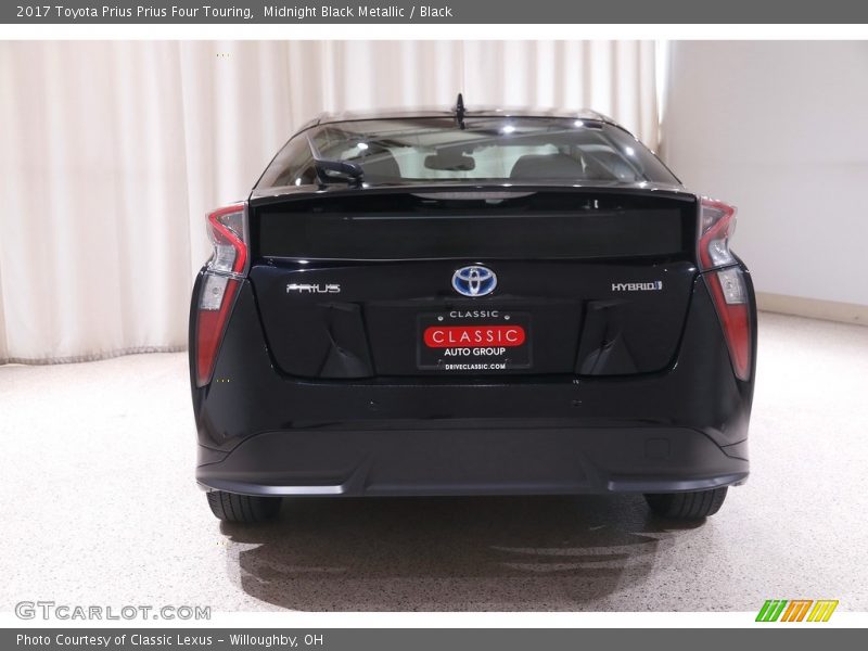 Midnight Black Metallic / Black 2017 Toyota Prius Prius Four Touring