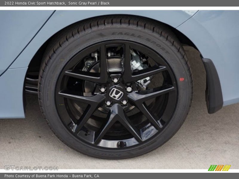 Sonic Gray Pearl / Black 2022 Honda Civic Sport Hatchback
