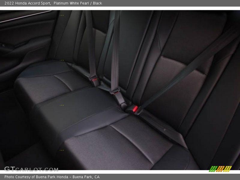 Platinum White Pearl / Black 2022 Honda Accord Sport