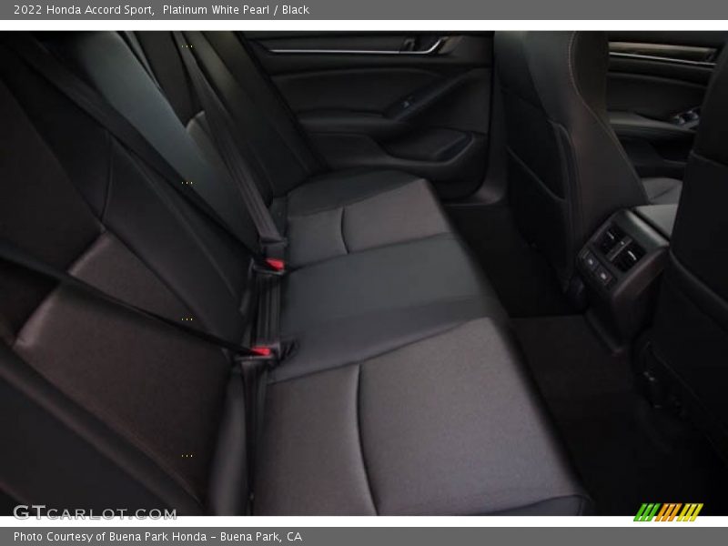 Platinum White Pearl / Black 2022 Honda Accord Sport