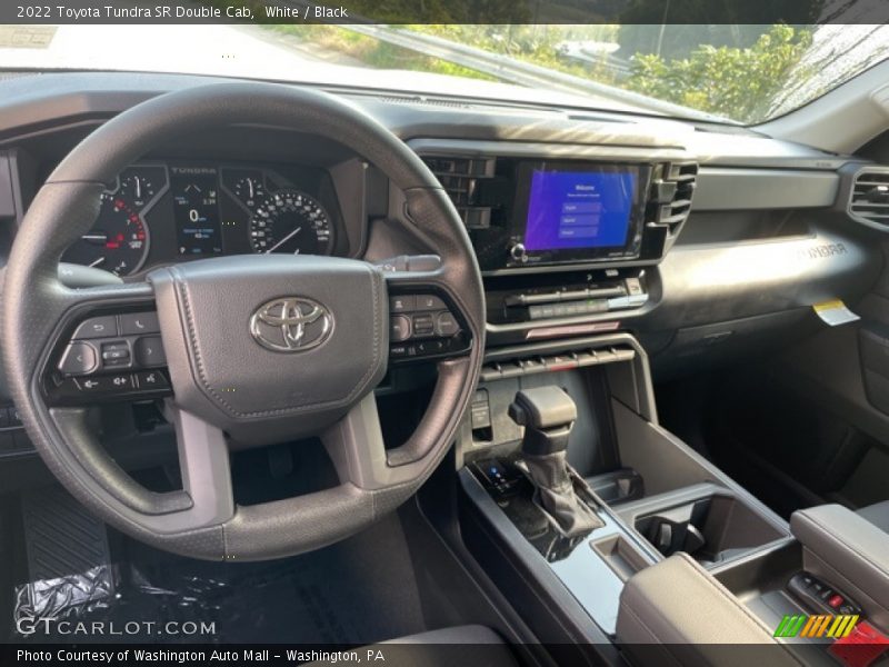 White / Black 2022 Toyota Tundra SR Double Cab