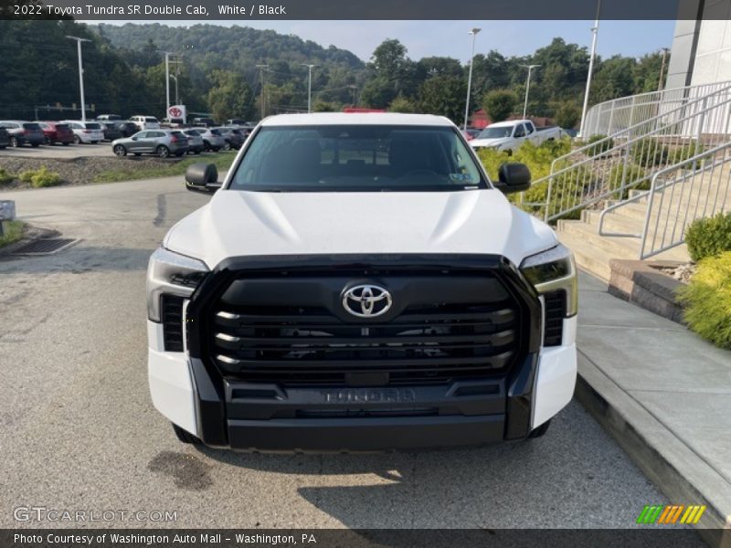 White / Black 2022 Toyota Tundra SR Double Cab