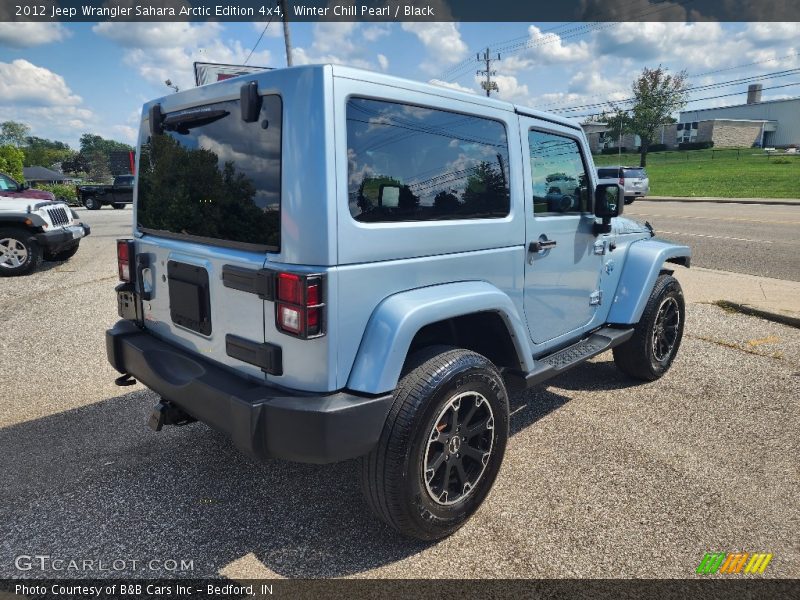 Winter Chill Pearl / Black 2012 Jeep Wrangler Sahara Arctic Edition 4x4