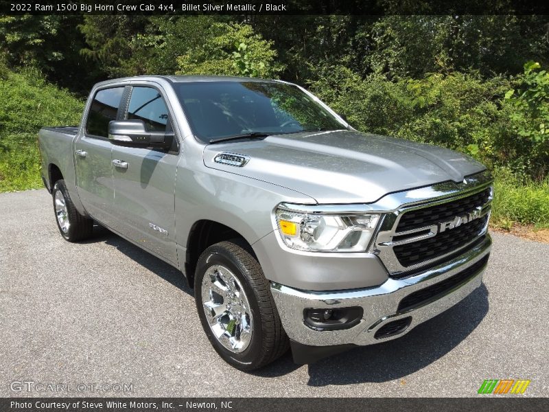 Billet Silver Metallic / Black 2022 Ram 1500 Big Horn Crew Cab 4x4