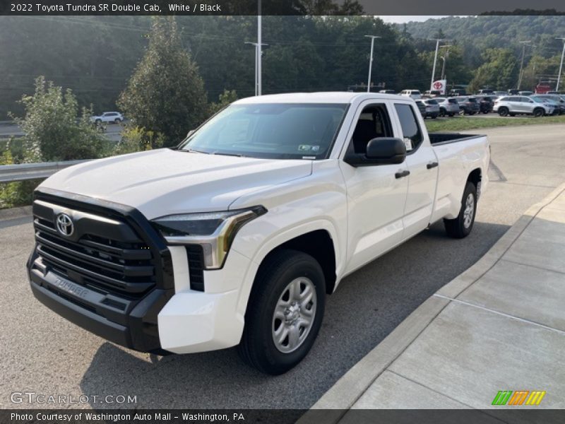 White / Black 2022 Toyota Tundra SR Double Cab