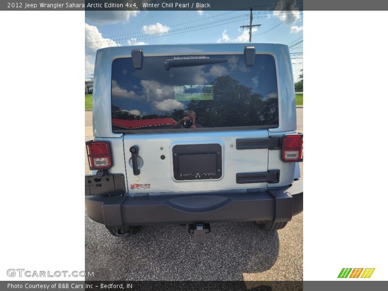 Winter Chill Pearl / Black 2012 Jeep Wrangler Sahara Arctic Edition 4x4