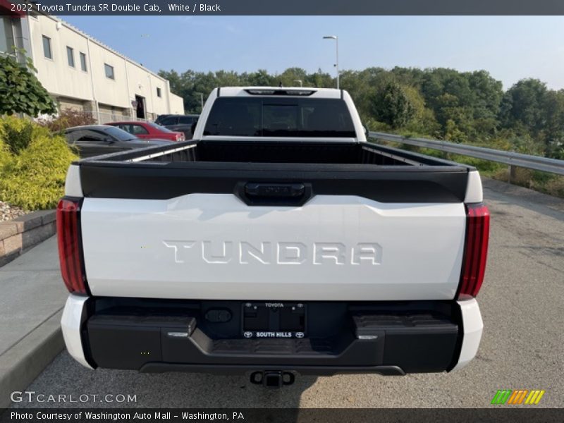 White / Black 2022 Toyota Tundra SR Double Cab