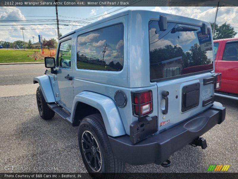 Winter Chill Pearl / Black 2012 Jeep Wrangler Sahara Arctic Edition 4x4