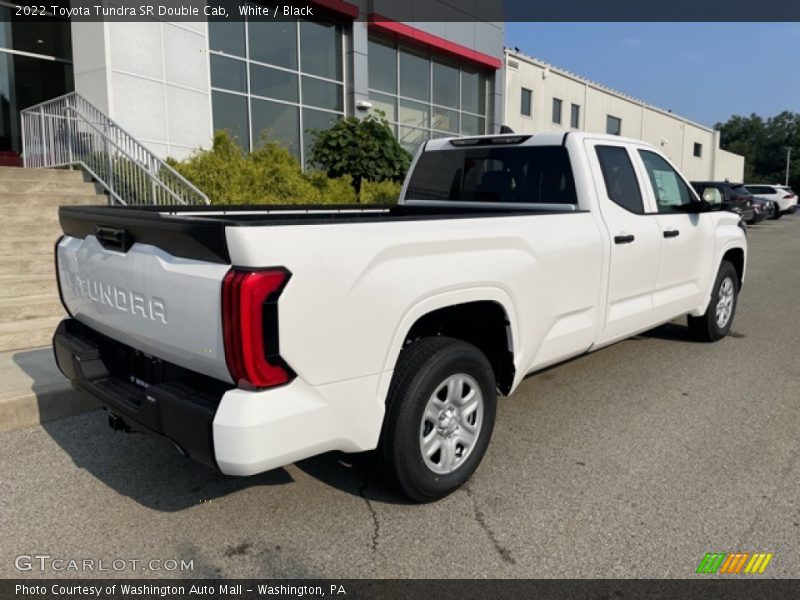 White / Black 2022 Toyota Tundra SR Double Cab