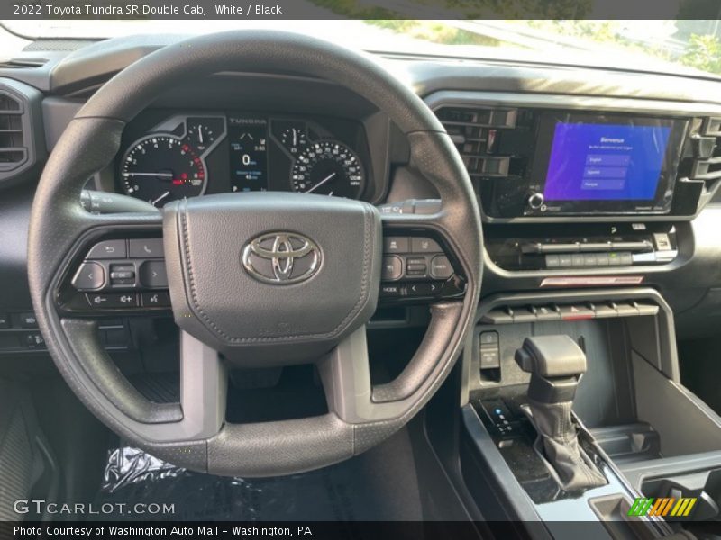 White / Black 2022 Toyota Tundra SR Double Cab