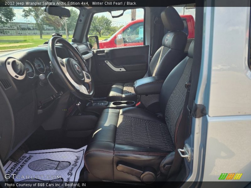 Winter Chill Pearl / Black 2012 Jeep Wrangler Sahara Arctic Edition 4x4