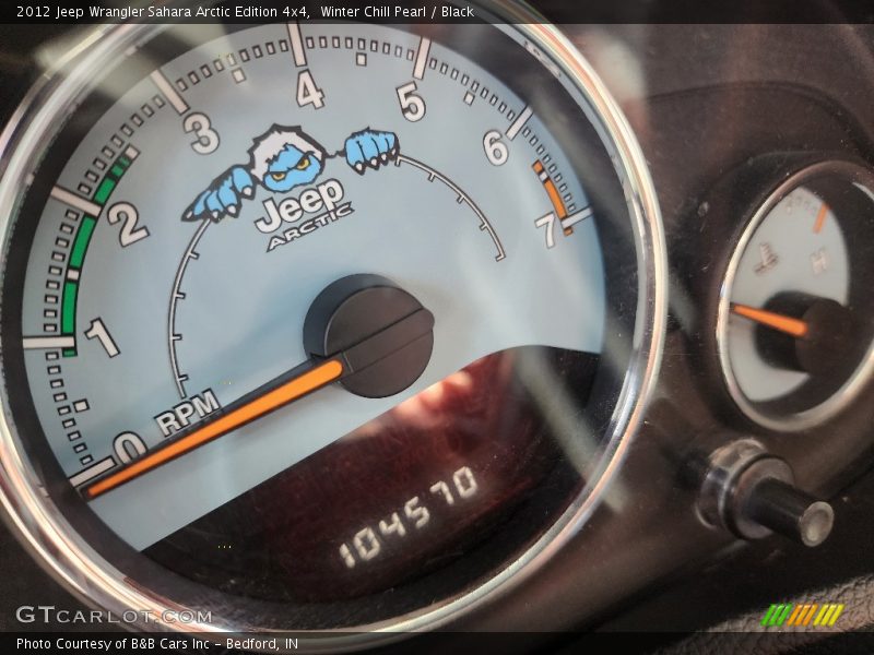 Winter Chill Pearl / Black 2012 Jeep Wrangler Sahara Arctic Edition 4x4