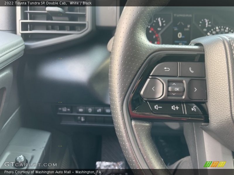 White / Black 2022 Toyota Tundra SR Double Cab