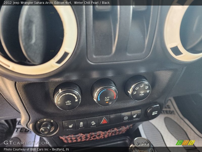Winter Chill Pearl / Black 2012 Jeep Wrangler Sahara Arctic Edition 4x4
