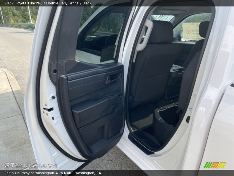 White / Black 2022 Toyota Tundra SR Double Cab