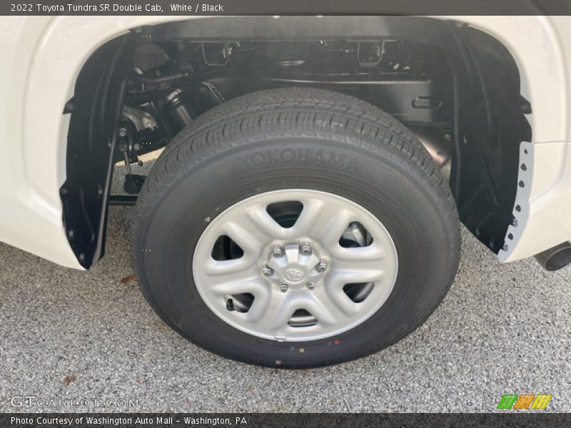 White / Black 2022 Toyota Tundra SR Double Cab