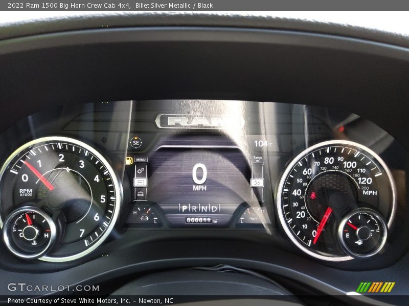 Billet Silver Metallic / Black 2022 Ram 1500 Big Horn Crew Cab 4x4