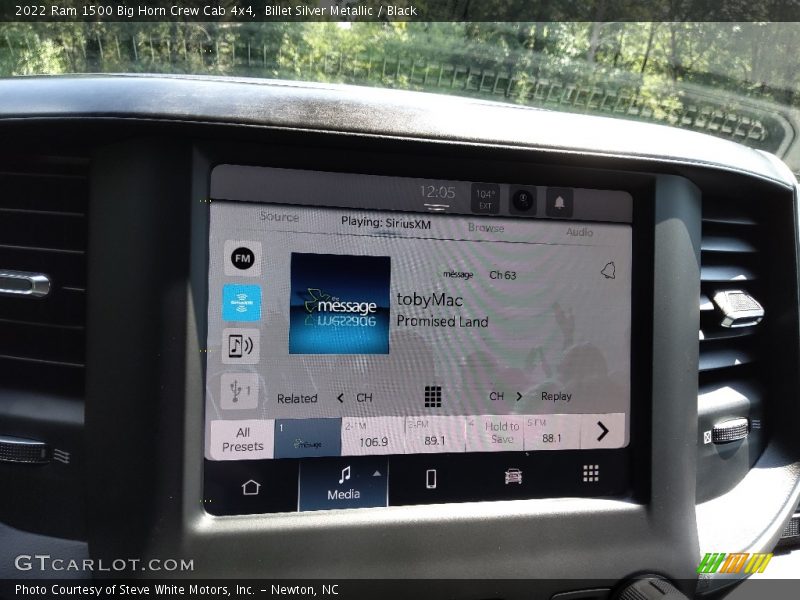 Billet Silver Metallic / Black 2022 Ram 1500 Big Horn Crew Cab 4x4