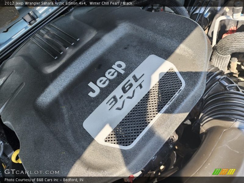 Winter Chill Pearl / Black 2012 Jeep Wrangler Sahara Arctic Edition 4x4