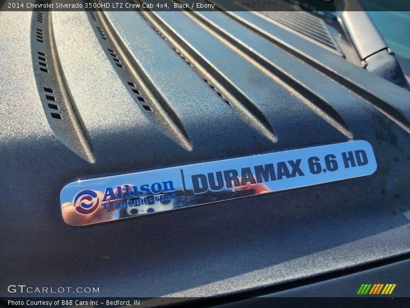 Black / Ebony 2014 Chevrolet Silverado 3500HD LTZ Crew Cab 4x4