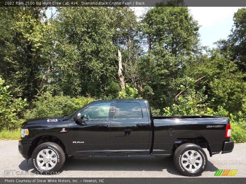 Diamond Black Crystal Pearl / Black 2022 Ram 2500 Big Horn Crew Cab 4x4