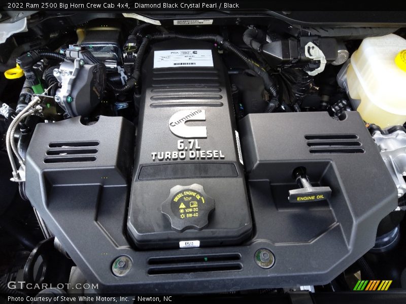 Diamond Black Crystal Pearl / Black 2022 Ram 2500 Big Horn Crew Cab 4x4