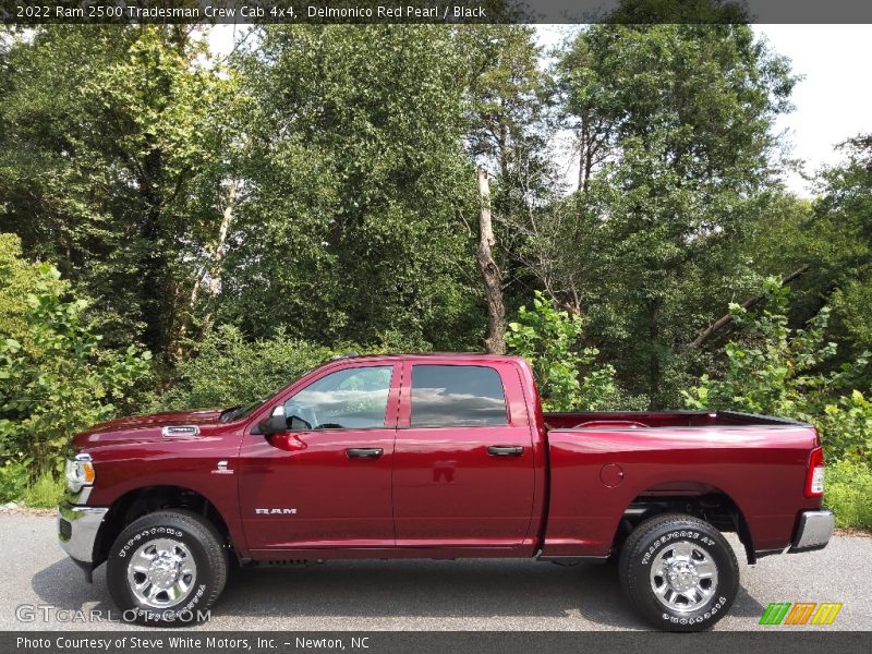 Delmonico Red Pearl / Black 2022 Ram 2500 Tradesman Crew Cab 4x4