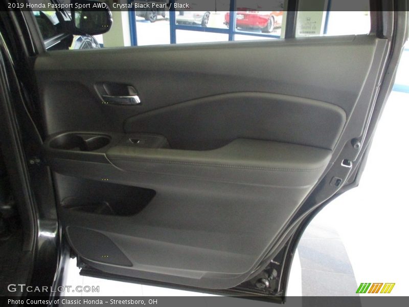 Crystal Black Pearl / Black 2019 Honda Passport Sport AWD