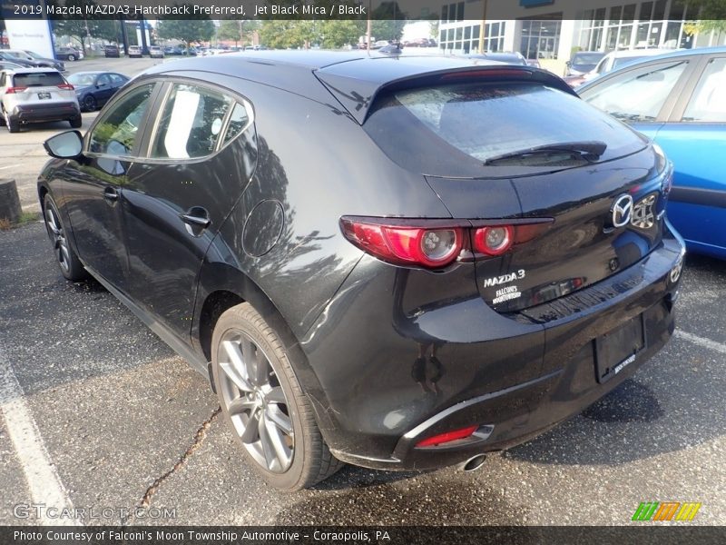 Jet Black Mica / Black 2019 Mazda MAZDA3 Hatchback Preferred