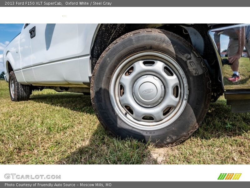 Oxford White / Steel Gray 2013 Ford F150 XLT SuperCab