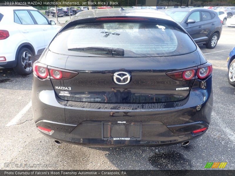 Jet Black Mica / Black 2019 Mazda MAZDA3 Hatchback Preferred