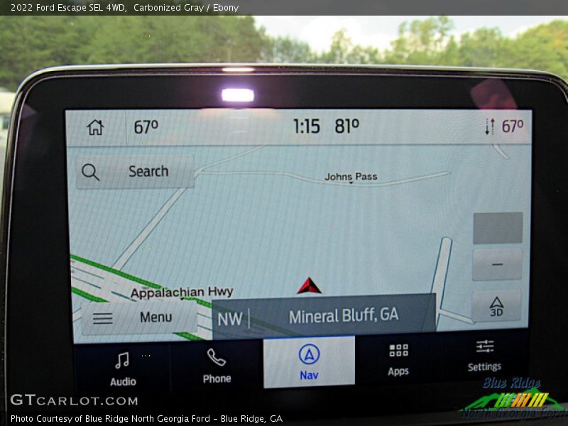 Carbonized Gray / Ebony 2022 Ford Escape SEL 4WD