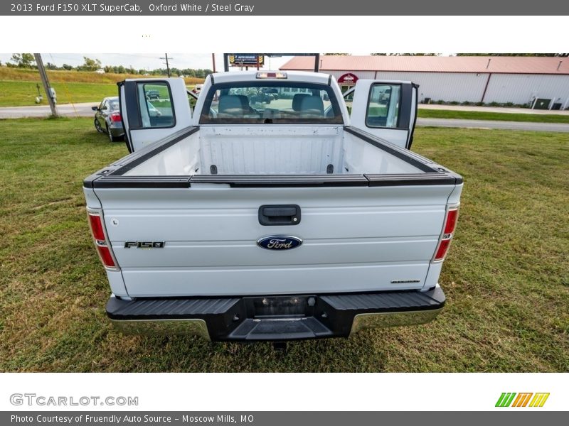 Oxford White / Steel Gray 2013 Ford F150 XLT SuperCab