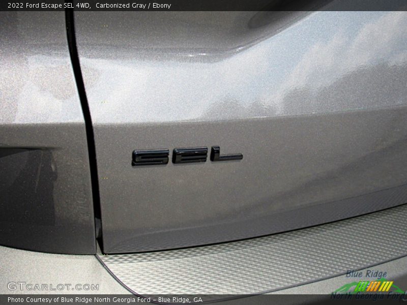 Carbonized Gray / Ebony 2022 Ford Escape SEL 4WD
