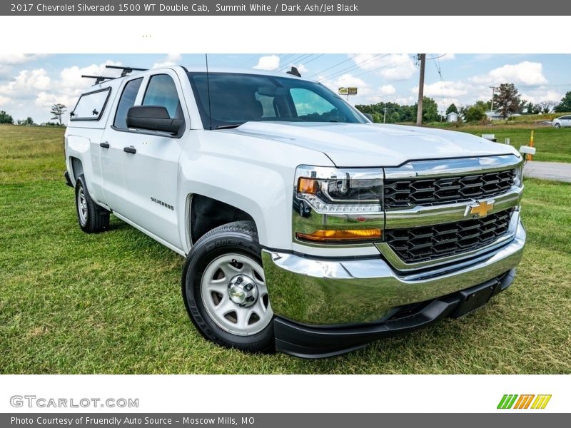 Summit White / Dark Ash/Jet Black 2017 Chevrolet Silverado 1500 WT Double Cab