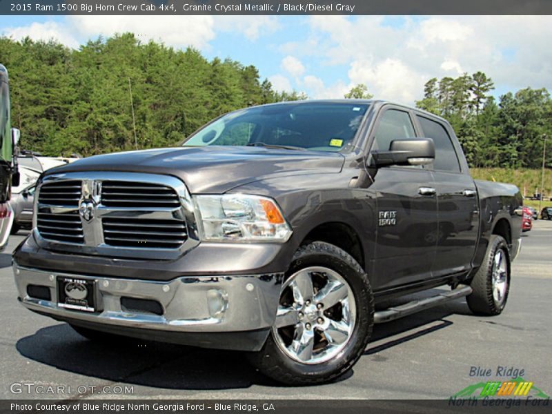 Front 3/4 View of 2015 1500 Big Horn Crew Cab 4x4