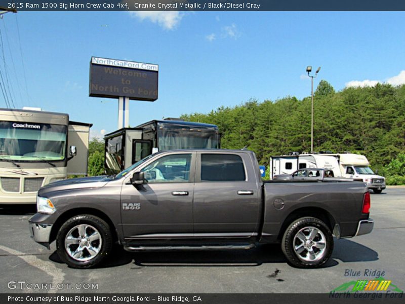  2015 1500 Big Horn Crew Cab 4x4 Granite Crystal Metallic