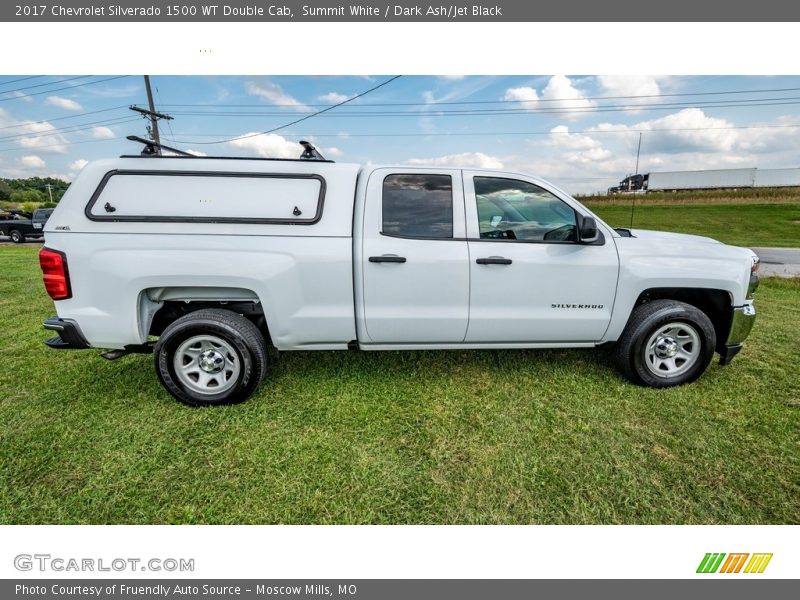 Summit White / Dark Ash/Jet Black 2017 Chevrolet Silverado 1500 WT Double Cab