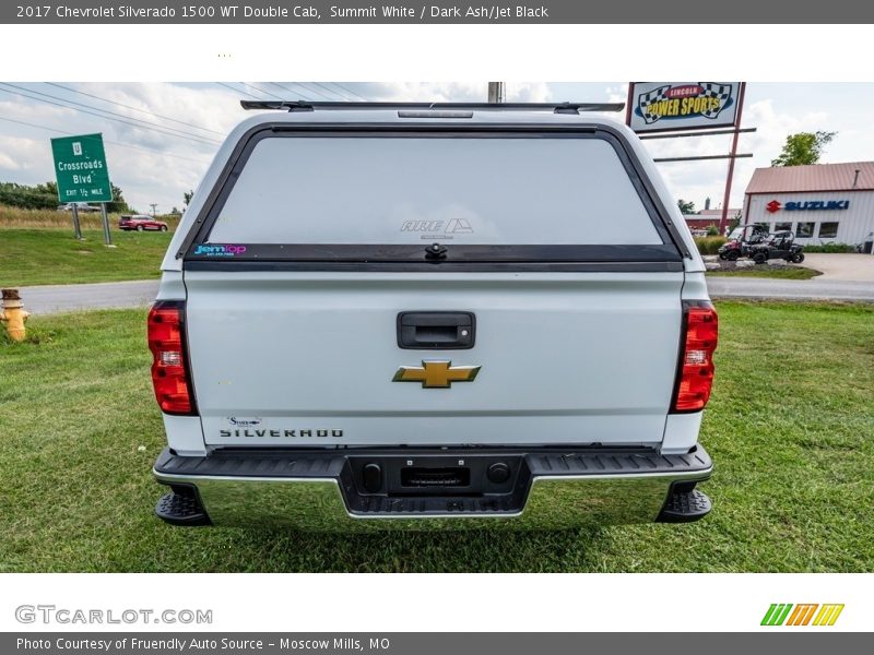 Summit White / Dark Ash/Jet Black 2017 Chevrolet Silverado 1500 WT Double Cab