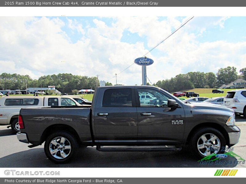 Granite Crystal Metallic / Black/Diesel Gray 2015 Ram 1500 Big Horn Crew Cab 4x4