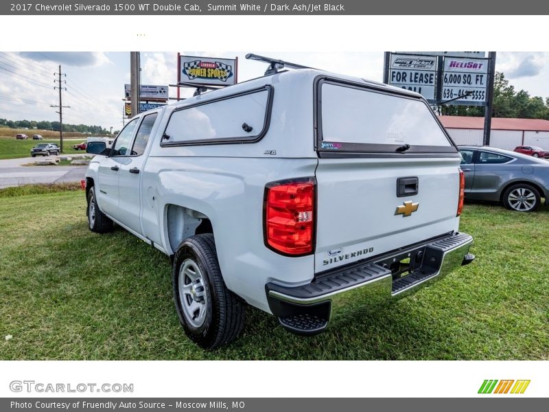 Summit White / Dark Ash/Jet Black 2017 Chevrolet Silverado 1500 WT Double Cab